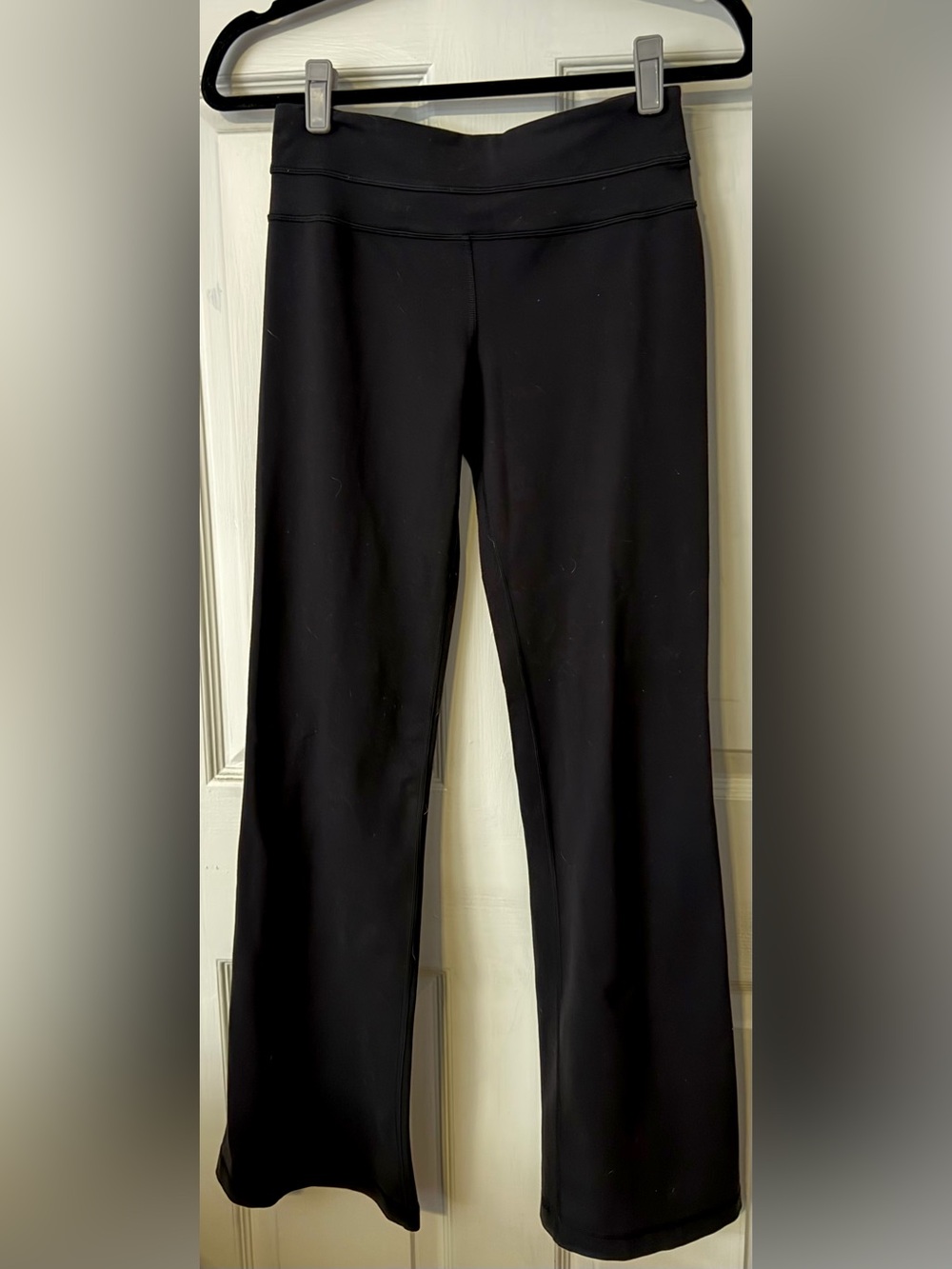 Lululemon Groove Pant Black Flare Yoga Pants Size 4 Vintage Luon Bootcut
